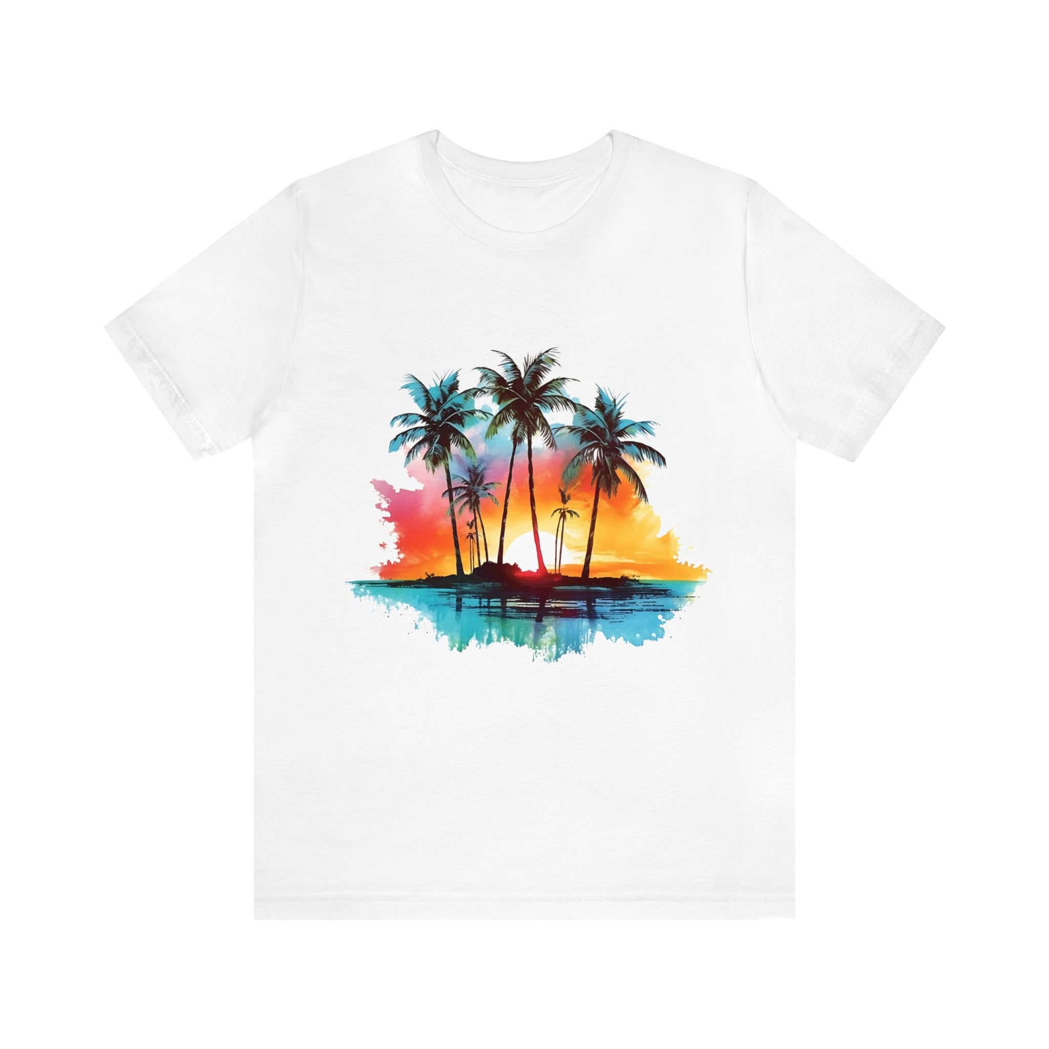 Retro 80s Vintage Palm Tree Summer Beach